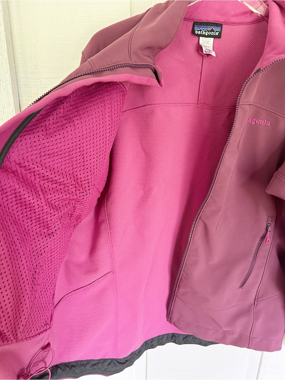 Patagonia Women's Adze Hybrid Jacket Berry Purple Size Large - Picture 6 of 7